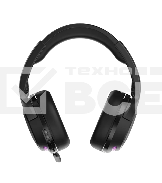 Гарнитура беспроводная игровая Mad Catz P.I.L.O.T. PRO черные (Bluetooth, 2.4 гГц, 3.5 мм jack, RGB подсветка, 50 мм, 930 мА·ч)