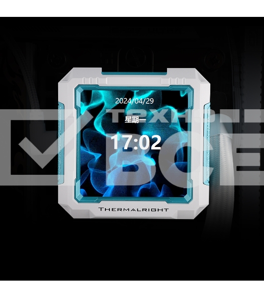 Водяное охлаждение для процессора Thermalright Frozen Warframe Pro 360 White ARGB (360mm, White, ARGB/ Fans: 3x120mm, 70.84CFM, 29.8dBA, 2000RPM/ Pump height 60mm, 23dBA, 3000RPM, Rad thickness 27mm/ S: 1200, 1700, 1851, 2011, 2066, 115X, AM4, AM5)