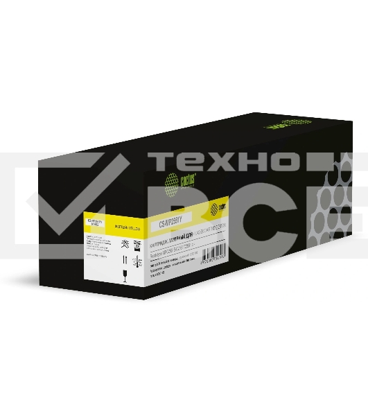 Картридж лазерный Cactus CS-MP2551Y 842062 желтый (9500 стр.) для Ricoh type MPC2551E/C2051/С2551 с чипом