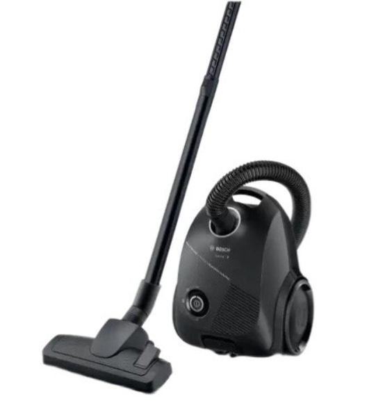 Пылесос Bosch BGLS2BA2 черный, 600 Вт, уборка сухая, пылесборник мешок 3.5 л