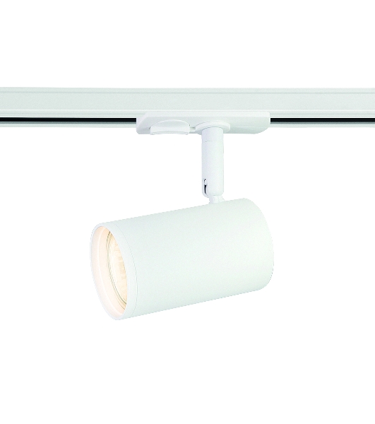 Трековый однофазный светильник со сменной лампой Ambrella light GL5128 WH белый GU10 max 12W