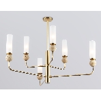 Люстра Ambrella light LH53251/6 BS/FR латунь/белый матовый E14*6 max 40W D1050*1445, фото7