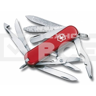 Нож перочинный Victorinox MiniChamp (0.6385) 58мм 17функций красный