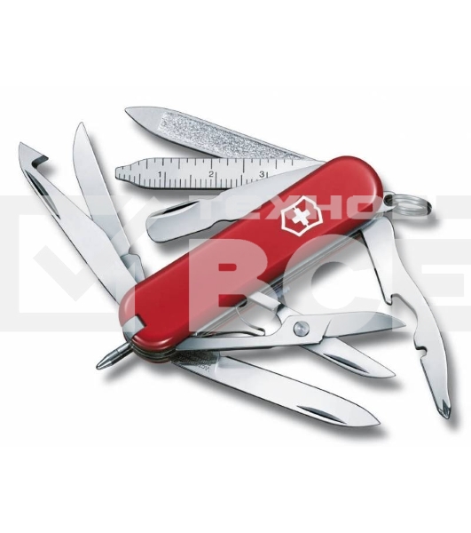 Нож перочинный Victorinox MiniChamp (0.6385) 58мм 17функций красный
