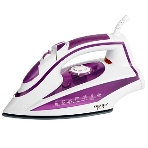 Утюг Delta LUX DL-352 белый с фиолетовым, 2200 Вт, 30 г/мин, 140 г/мин, 300 мл, фото 1