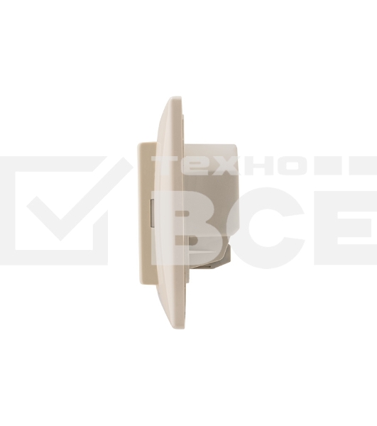 Терморегулятор сенсорный программируемый Rexant RX-421H, бежевый, совместим с Legrand серии Valena