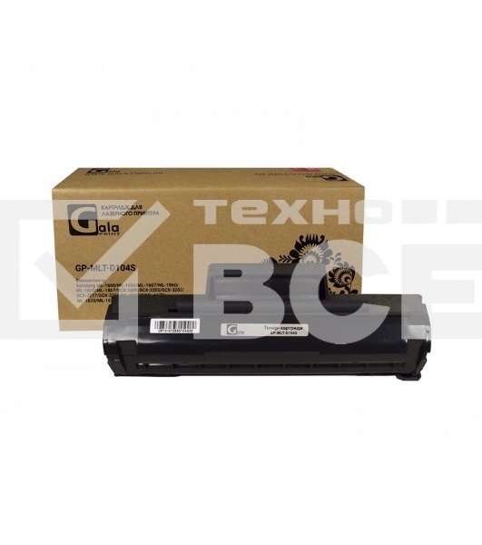 Картридж GalaPrint GP-MLT-D104S чёрный (1500 стр.) для Samsung ML-1666/1660/1661/1665/1676/1670/1673/1674/1678/1860/1861/1865W/SCX3201/3206/3217/3218/3200/SCX-3205w