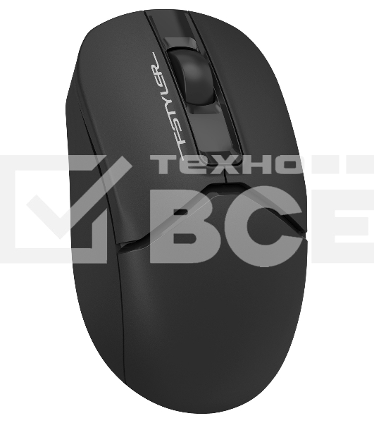 Мышь беспроводная A4Tech Fstyler FB12 черный, 1200 dpi, радиоканал, Bluetooth, USB, кнопки - 3