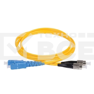 Патч-корд оптический (SM), 9/125 (OS2), SC/UPC-FC/UPC, (Duplex), 3 мм, LSZH, 15 м