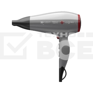 Фен GA.MA DIAMOND 3D TITAN KERATIN (GH0303)Мотор Ультра-легкий DC мотор, Технология 3D Therapy Ultra Ion √ молекулярная реконструкция структуры волос, снятие статического электричества, Технология Micro Glitt √ защищает природное кератиновое покрытие воло