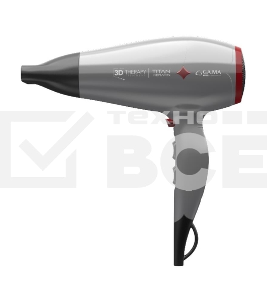 Фен GA.MA DIAMOND 3D TITAN KERATIN (GH0303)Мотор Ультра-легкий DC мотор, Технология 3D Therapy Ultra Ion √ молекулярная реконструкция структуры волос, снятие статического электричества, Технология Micro Glitt √ защищает природное кератиновое покрытие воло