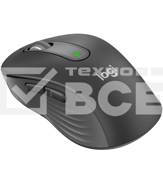 Мышь беспроводная Logitech Signature M650 графитовый, 4000 dpi, радиоканал, Bluetooth, USB, кнопки - 5