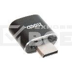 Переходник HOCO UA5 Type-C to USB converter, черный, фото3