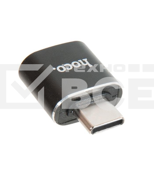 Переходник HOCO UA5 Type-C to USB converter, черный