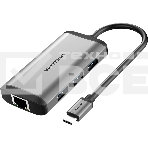 Мультифункциональный хаб Vention USB Type C 6 в 1 (CNCHB), фото2