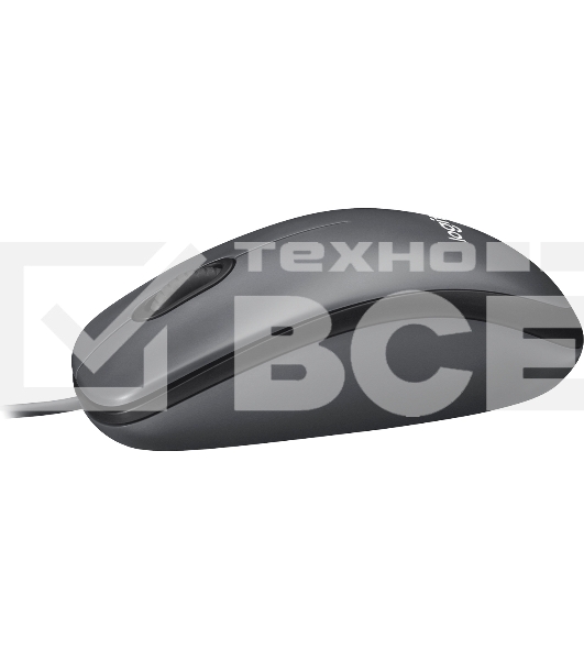 Мышь проводная Logitech M90 черный/серый, 1000 dpi, USB, кнопки - 3