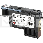 Картридж струйный HP CE017A черный матовый/хроматический красный печатающая головка для HP DJ Z6200, фото3
