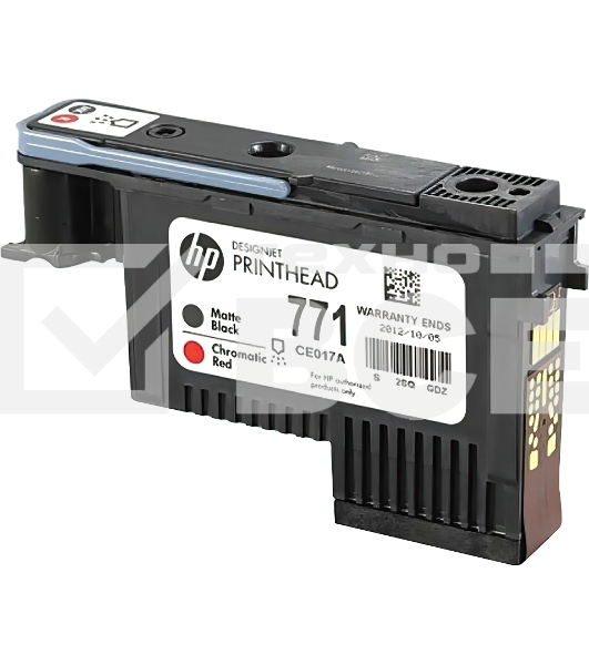 Картридж струйный HP CE017A черный матовый/хроматический красный печатающая головка для HP DJ Z6200