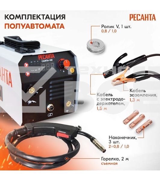 Сварочный полуавтомат САИПА-160 (MIG/MAG) Ресанта