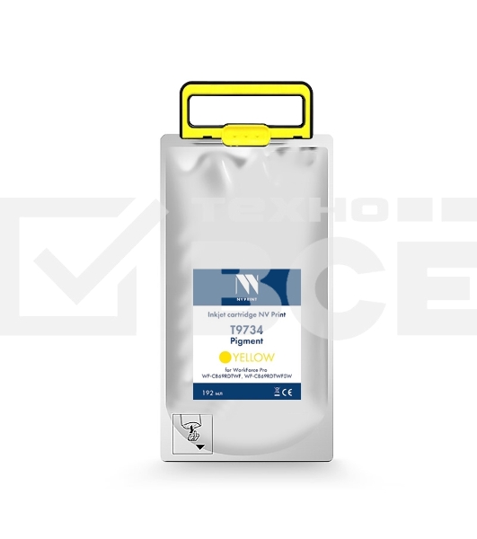 Струйный картридж NV Print T9734 (NV-C13T973400) Yellow для Epson WorkForce Pro WF-C869RDTWF (RIPS), WF-C869RDTWFSW (22 000 стр)