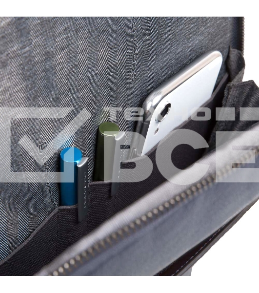 Рюкзак Piquadro Black Square CA4762B3/BLU4, кожа, темно-синий