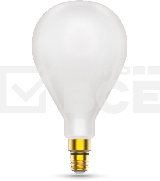 Лампа cветодиодная Gauss Filament А160 10W 890lm 4100К Е27 milky диммируемая LED