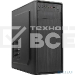 Компьютерный корпус Miditower ExeGate XP-401 Black, ATX, <XP350, Black,120mm>, 2*USB, Audio, фото6