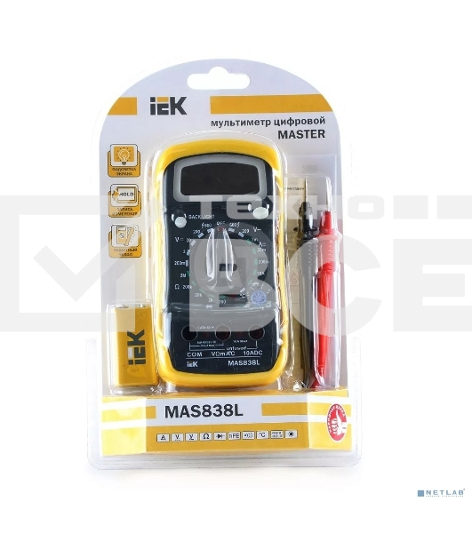 Мультиметр IEK Master MAS838Lцифровой