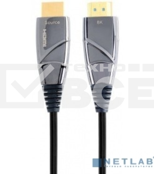 Активный оптический кабель VCOM D3743-20M HDMI 19M/M,ver. 2.1, 8K@60 Hz 20m VCOM <D3743-20M>