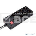 Сетевой фильтр Buro 800SH-1.8-B 1.8м (8 розеток) черный (коробка), фото9