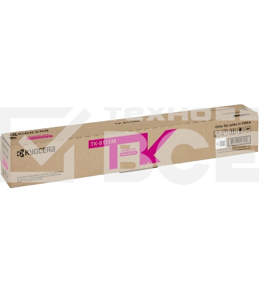 Картридж лазерный Kyocera TK-8115M (1T02P3BNL0) пурпурный для M8124cidn/M8130cidn 6000 стр.