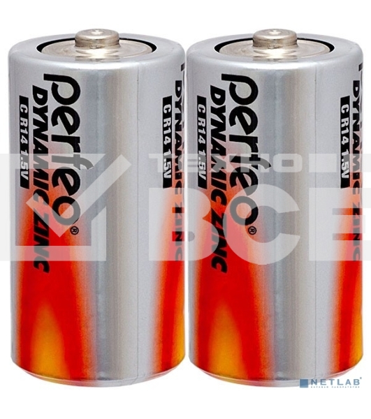 Батарейка Perfeo R14/2SH Dynamic Zinc