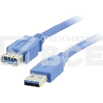 Кабель Kramer Electronics C-USB3/AAE-3 USB-A 3.0 вилка-розетка, 0,9 м, фото 1
