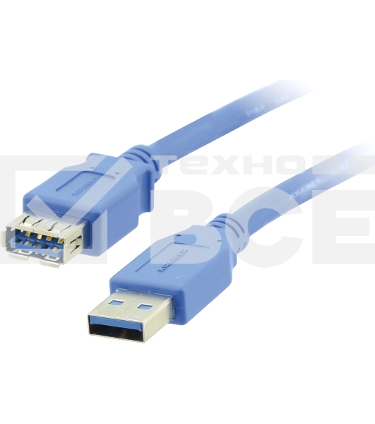 Кабель Kramer Electronics C-USB3/AAE-3 USB-A 3.0 вилка-розетка, 0,9 м