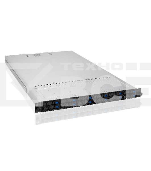 Серверная платформа/ ASUS RS720-E11-RS12U, 2U, 2 x LGA4677,  32 DIMM DDR5, 12=8 x NVMe/SAS*/SATA + 4 NVMe/SATA hs, 2 x M.2 slot, 2 x 10Gbe (X710) RJ45 port,Up to 8 slots PCIe 5.0, 1 x OCP 3.0, 1+1 1600W