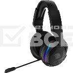 Гарнитура беспроводная игровая Mad Catz P.I.L.O.T. PRO черные (Bluetooth, 2.4 гГц, 3.5 мм jack, RGB подсветка, 50 мм, 930 мА·ч), фото6