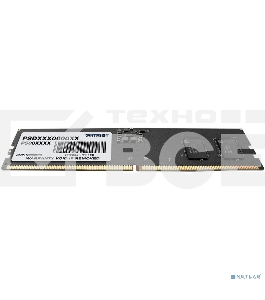 Оперативная память Patriot Signature, DDR5, 32GB (1x32 GB), 5600 MHz, CL46