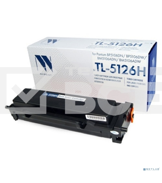 Картридж NVPrint совместимый NV-TL-5126H для Pantum BP5106DN/BP5106DW/BM5106ADN/BM5106ADW (6000k)