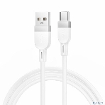 Дата-кабель USB 3.0A 60W для Type-C Type-C Hoco X109 силикон 1м (White), фото3