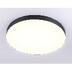 Потолочный светодиодный светильник Ambrella light FV5537 BK черный LED 90W 3000K D600*58 (Без ПДУ), фото6