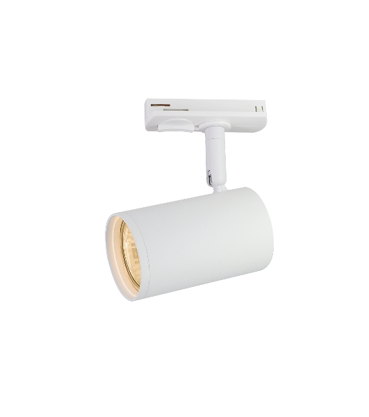Трековый однофазный светильник со сменной лампой Ambrella light GL5128 WH белый GU10 max 12W