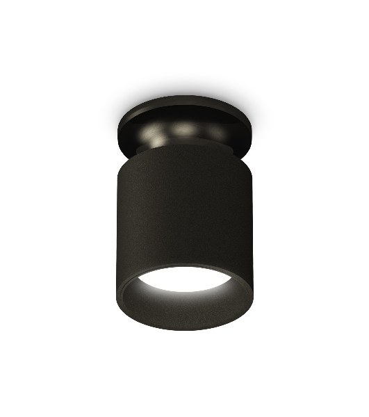 Светильник Ambrella Light XS6302101 SBK/PBK черный песок/черный полированный MR16 GU5.3 (N6902, C6302, N6111)