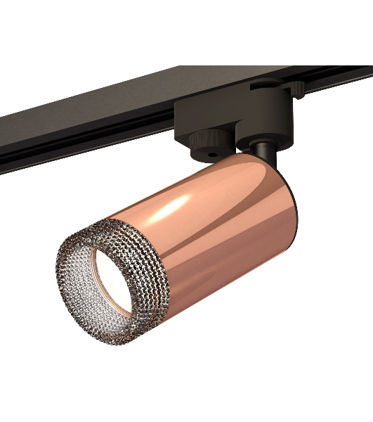 Светильник Ambrella light XT6326011 PPG/SBK/BK золото розовое полированное/черный песок/тонированный MR16 GU5.3