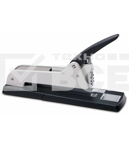 Степлер мощный Kw-Trio 5000 23/6 23/8 23/10 23/13 23/15 23/17 23/20 23/23 (200 листов) серый/черный, металл/пластик, коробка