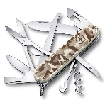 Нож перочинный Victorinox Huntsman (1.3713.941) 91мм 15функций камуфляж пустыни карт.коробка, фото 1