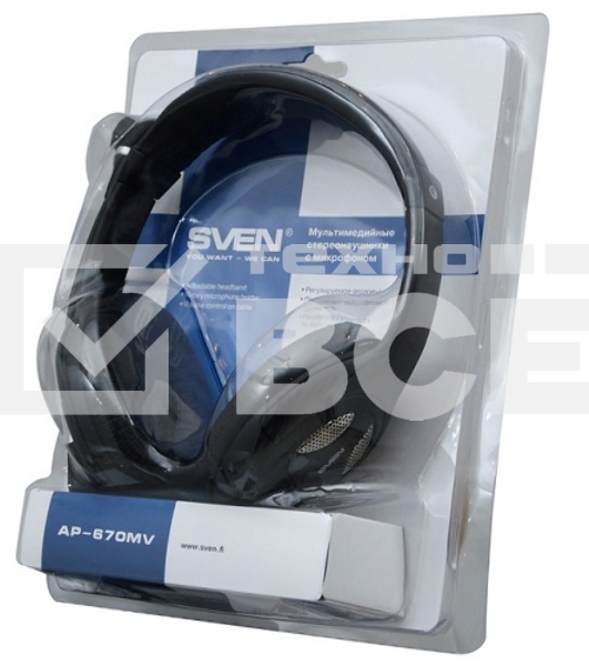 Наушники SVEN AP-670MV Наушники с микрофоном