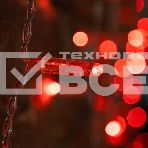 Гирлянда 'Светодиодный Дождь' 2х3м, постоянное свечение, прозрачный провод, 230 В, диоды КРАСНЫЕ, 448 LED, фото3