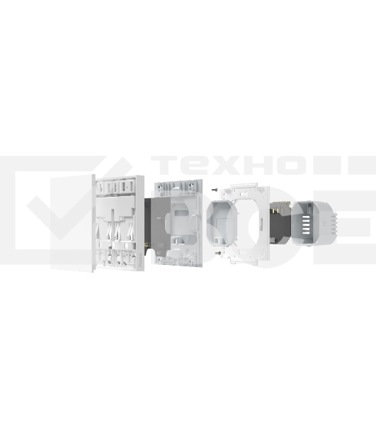 Умный выключатель Aqara Smart wall switch H1 ( (with neutral, single rocker) WS-EUK03
