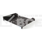 Полка Hyperline TAL3-2U-400-RAL9005 угловая с перфорацией 19
