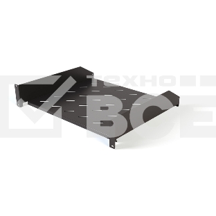 Полка Hyperline TAL3-2U-400-RAL9005 угловая с перфорацией 19